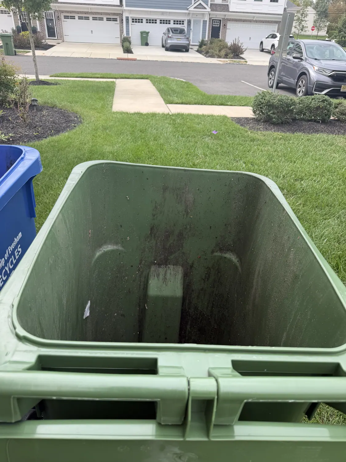 Bin before washing